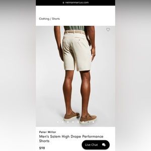 Peter Millar Salem High Drape Performance Shorts